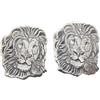 Cozzi Gioielli Leone : Orecchini a lobo in Argento 925 con Simbolo dello Zodiaco - Segno Zodiacale - Oroscopo - Felino
