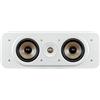 Polk Audio SIGS30CELWT, Signature Elite ES30 - Diffusore per Canale Centrale, Certificato Compatibile con Dolby Atmos e Dts: X, Tweeter da 1 e Due Woofer da 5.25, Bianco