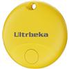 Ultrbeka Air Localizzatore, Tracker Tag 1 pezzi, Compatibile con Apple Dov'è (solo iOS), Trova Oggetti e Chiavi, Bagagli, Valigie, Portafogli, Impermeabile IP67, Batteria Sostituibile Yellow