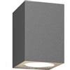 Lampenwelt Applique da esterni 'Xava' (Moderno) colore Nero, in Alluminio (1 luce, GU10) di Lucande | applique da esterni applique, lampada LED da esterni, applique outdoor per facciata/parete, terrazzo e