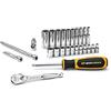 Gearwrench Gearwrench 54 Piece 1/10,2 cm Drive 6 Point Metric standard and Deep Mechanics Tool set, 80313