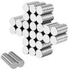 Wukong 100 Pezzi 10x3mm Magneti per Frigorifero, Calamite per Lavagna, Forte Presa Magnetica