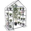 eacommerce Serra da Giardino e Balconi con copertura in PVC impermeabile per Orti, Piante e fiori (8 ripiani - 143x73x195H cm)