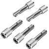 Kznifmk 5 adattatori per mandrino SDS-Plus, adattatore per trapano SDS Plus a bussola esagonale da 1/4 pollici (6,35 mm), supporto per trapano in acciaio, punta da trapano, facile da usare, e facile