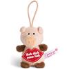 NICI 44868 Message to Go Loop - Maialino, 8 cm