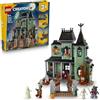 LEGO Creator 3 in 1 Villa Spettrale - Casa Giocattolo Interattiva che si Trasforma in Nave Fantasma o in Treno - Include 5 Minifigure - Regalo Creativo per Bambini e Bambine da 9 Anni in su - 31167