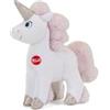 Trudi Sw Col Unicorno bianco Peluche unicorno arcobaleno, regalo bambini compleanno | 10x10x4cm taglia XXS | Fantasy Unicorn collection | modello 55921