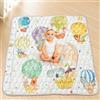 Trends by Twins® Tappeto gioco bambini 127x127cm, Tappeto gioco neonato, Tummy time neonati, regali bambini 1 anno, lista nascita bebè, regalo nascita, tappetone neonate pieghevole. (Design Stelle)