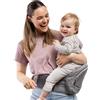 Beco Marsupio con Seduta Pieghevole - Marsupio Neonato 4 in 1 Facile da Usare con Design Salvaspazio da 0 a 36 Mesi (3,2-14,9 kg) (Grigio)