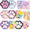 CYJJYZ 9 PCS Taba Squishy Zampa di Gatto, Antistress, Giocattoli da Spremere Zampe di Gatto, Gatti Paws Squeeze Toys, Kawaii fufu Squishy, per Bambini e Adulti