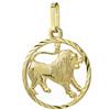 NKlaus Leone segno zodiacale 333 8 carati oro giallo 15mm ciondolo oroscopo zodiaco 9153