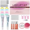 Lomansa Laminazione Ciglia Kit Completo, Kit Laminazione Ciglia, Design del Tubo di Stretta Facile, 15 Usi per Principianti, Fino a 6 Settimane Curl(Balsamo)