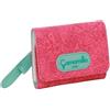 Seven Portafoglio Donna CAMOMILLA - Apertura con Bottone Portamonete con Chiusura Cerniera ZIP - Multi Scomparti Interni - Portafogli Ragazza - Porta Carte
