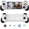 Megadream USB C Mobile Gaming Controller for iPhone 15/iPhone 16 Series & Android, PS Remote Player Gamepad for PS5/PS4/Xbox/PC,Cloud Gaming Joystick,Hall Joysticks/Hall Trigger, COD,PUBG,Genshin Impact (White)