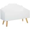 WELL HOME MOBILIARIO & DECORACIÓN WELL HOME - Baule per bambini nuvola bianco perfetto per l'ordinazione dei giocattoli 58 x 28 x 45,5 cm