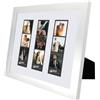 pbf PHOTO BOOTH FRAMES Cornici per cabina fotografica, 20 x 25 cm, con passepartout, per 3 foto da 20 x 25 cm, colore bianco