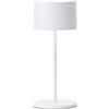 Brilliant Lampada da tavolo a LED di colore bianco, dimmerabile e con batteria mobile, con dimmer touch a tre livelli, luce bianca calda, design elegante, a risparmio energetico e flessibile