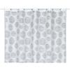 Gardinia Sehlbach Tenda bistrot con cerchi in brunito, Bianco, 135 x 85 cm, Motivo burnout, Opaca, Traslucida, Elegante, Sospensione ad occhielli