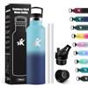 KollyKolla Borraccia Termica 750ml, Borraccia con Cannuccia, Bottiglia Acciaio Inox, Isolamento Termico a Doppia Parete, senza Perdite, per Viaggio, Lavoro, Gym