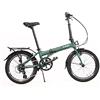 ZiZZO Forte Bicicletta pieghevole per impieghi gravosi con telaio in alluminio leggero, bici pieghevole originale Shimano da 50,8 cm, con parafanghi, portapacchi e limite di peso di 136 kg (8