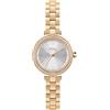 BREIL - Orologio da Donna Collezione SYBILLE EW0530 - Orologio da Polso Solo Tempo con Quadrante Analogico Argento - Movimento VJ21 TIME MODULE - Orologio al Quarzo - Bracciale in Acciaio, IP Gold