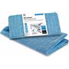 POLYCLEAN 2 panni XXL in microfibra - panno assorbente in microfibra (55 x 50 cm, blu) - strofinacci da cucina ad alta capacità di assorbimento incluso 1 sacchetto per la biancheria, strofinacci per