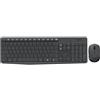 Logitech Tastiera QWERTY Inglese (US) wireless MK235 - refurbished