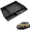 Coleya Scatola Portaoggetti del Console Centrale Compatibile con Dacia Sandero 3/Stepway 3/Jogger 2021-2025, Portaoggetti del Bracciolo Centrale, Organizer per Braccioli con Tappetino Nero