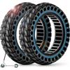 BANGTING 2PCS 60/70-6.5 Pneumatici per Monopattino Elettrico Ruote, 10x2.50-6.5 Gomme Piene, 10x2.5 Pollici Pneumatico per Segway Ninebot Max G2/G30/G30D/G30E/G30E/G30LP/G30D II/G30 Max (Blu)