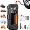 bedee Compressore Aria Portatile, 150PSI Gonfia Gomme Auto Portatile con Manometro e Torcia LED, Mini Compressore Portatile per Bicicletta, Auto, Moto, Palloni