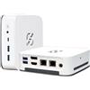 FUNYET Mini PC, Alder Lake-N95 (fino a 3.4 GHz), 16GB RAM 1TB SSD Mini Desktop Computer, Win11 Pro, Micro Desktop PC Computer, Supporto 3.0 SATA SSD, WiFi 5, BT4.2, USB3.2 DP 4K UHD DC HDMI