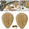 V·Colokishi Confezione da 2 trappole per vespe, nido di carta per vespe, da appendere, per esterni, calabroni gialli per vespe, repellente per vespe per patio, cortile e giardino