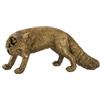 GILDE Statuetta Fabian - Volpe in resina - Bronzo - Larghezza 49 cm - Decorazione - Scultura - Animale - Accessori per la casa - Idea regalo - Pezzo da collezione