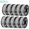 Sunlu 10*1KG SUNLU PLA+ PETG PLA ABS Filamento per Stampante 3D 1.75mm Neatly Wound