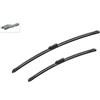 BOSCH Tergicristalli Coppia Spazzole Spazzole Anteriore | Tipo: Senza telaio | Lunghezza 1: 600mm | Lunghezza 2: 475mm 3 397 118 980 Compatibilità con VW GOLF VI 5K1 Golf V Hatchback 1K1, BMW X5 E70