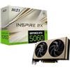 MSI GeForce RTX 5060 8G INSPIRE 2X OC Scheda Video - Core 3840, Memoria 8GB GDDR7, Risoluzione massima (7680 x 4320), Connettori di alimentazione 8-pin x1, Velocità Memory Clock (MHz) 28 Gbps