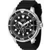 Invicta Pro Diver Orologio da Uomo in acciaio inossidabile con movimento Quarzo - 48mm, Argento/Nero