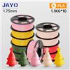 JAYO Stampante 3D PLA/PLA Meta/PETG/PLA PLUS/PLA filamento opaco 1,75 mm 10 rotoli.