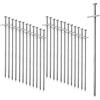 ToCi Picchetti per tenda in acciaio zincato per terreni rocciosi 23 cm | per campeggio ed esterno per superfici dure e pavimenti in pietra | disponibile in set da 4 - 48 pezzi, per adulti (unisex), 24