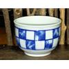 Tazza sake a scacchiera antica giapponese modello Ichimatsu Guinomi ceramica ...