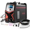 VEVOR Saldatrice TIG in Alluminio da 225 A (Ampio Display LED) - TIG AC/TIG DC/TIG Pulsato AC/TIG Pulsato DC/TIG a Punti/MMA (Stick), Saldatrice a Doppia Tensione 110/220 V con Inverter IGBT