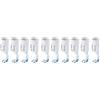 OSALADI 10 pezzi E14 supporto portalampada E12 su E14 adattatore portalampada portalampada E14 portalampada senza chiave plastica resistente alle alte temperature bianco