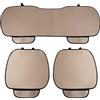 Auto Accessori Lupex Coprisedile Seduta 3 pezzi Universale Auto | Protezione Sedile 2 Anteriore e 1 Posteriore | Protector Comfort Automotive Cuscino Interni (Silk Ice Beige)