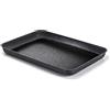 Moneta Etnea Rostiera Bassa, Alluminio Antiaderente Effetto Pietra, Nero, 40 x 28 cm