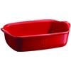 Emile Henry, Piatto da Forno Singolo in Ceramica, Ceramica, Grand Cru, 22 x 14 x 6 cm