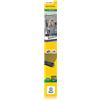 Schellenberg 70987 Zanzariera finestra ACTION 100 x 120 cm, zanzariere per finestre con telaio in alluminio, accorciabile individualmente, antracite