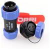 DRRI Weipu SP21 2 Pin Posteriore-dado Mount IP67 IP68 Impermeabile Quick Connect ower Cavo Connettore per BLUETTI AC200MAX Centrale Portatile