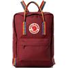 Fjällräven Kånken Red-rainbow Zaino Sportivo Unisex Adulto, Ox Pattern, Taglia unica