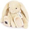 Doudou et Compagnie HISTOIRE D'OURS - Peluche coniglio vaniglia - Collezione The LAPIN - 32 cm - Molto morbido per le coccole - Orecchie lunghe da accarezzare - Idea regalo compleanno bambino e peluche per neonati -
