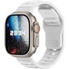 DONEGANI UC1 per Cinturino Apple Watch 40mm 44 mm 46mm 42mm 45mm 41mm 38mm 49mm Se Ultra 2 Serie 10 9 8 7 6 5 4 3 Band Bracciale Sport Silicone, Bianco